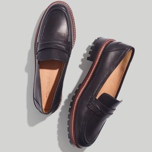 Madewell Corinne Lugsole Loafer in True Black